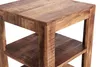 Möbilia Regal mit 2 Böden | Mango-Holz massiv | B 44 x T 44 Produktbild-Vorschau 5