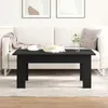 Möbel Couchtisch Schwarz Eiche 100x60x42 cm aus Produktbild-Vorschau 1