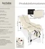 tectake® 3 Zonen Massageliege Phuket Breite 70 cm, Produktbild-Vorschau 5
