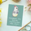 Mr. & Mrs. Panda Postkarte Hebamme Superheld - Meeresbrise Produktbild-Vorschau 2