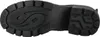 The sole of a black boot is shown from an underneath view. Produktbild-Vorschau