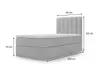 A diagram of a bed with dimensions indicated. Produktbild-Vorschau