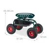 Siège de jardin mobile Relaxdays, réglable en hauteur, 150 Voir les images du produit 4