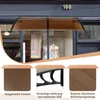 Pensilina COSTWAY per porta d'ingresso 199x99cm, pensilina Anteprima dell’immagine prodotto 6
