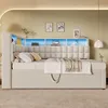Lit rembourré avec éclairage LED, haut-parleurs Bluetooth, Voir les images du produit 10