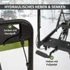 Scherenhubwagen hydraulisch 225 kg Tragkraft Hubbereich Produktbild-Vorschau 5