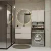 Mobile per lavabo POLA DK KASZMIR BEIGE Scaffale 180X64X30 Anteprima dell’immagine prodotto 3