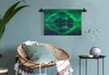 MuchoWow® Wandteppich Wandbehang Nordlichter - Steine - Produktbild-Vorschau 6