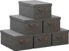 WOLTU 6er Set Aufbewahrungsboxen mit Deckel, mit Griffen, Produktbild-Vorschau 1