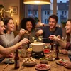 osoltus Fondue Käsefondue Gusseisen 16cm Creme Emaille Produktbild-Vorschau 8