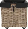 KRINES HOME Duży kosz na kółkach z uchwytami / Kosz na Podgląd zdjęcia produktu 3