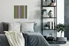 MuchoWow® Poster Streifen - Muster - Lila 50x50 cm - Produktbild-Vorschau 4