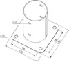 TRIBECCO® Manicotto da avvitare per pali tondi in legno Anteprima dell’immagine prodotto 2