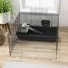 Klec pro drobná zvířata PawHut s napáječkou, miskou na Náhled obrázku produktu 9