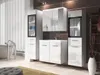 Kúpeľňová zostava s LED osvetlením YUKO 2 - lesklá biela / Náhľad obrázku produktu 11