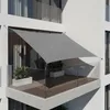 Slnečná plachta Relaxdays, 3 x 4 m, HDPE, priedušná, Náhľad obrázku produktu 5
