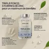 Aavalabs Complexe de zinc 25 mg | 3 formes de chélates | Voir les images du produit 11
