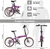 RCB GK4 Faltbares Fahrrad  20 Zoll – Aluminiumrahmen, Produktbild-Vorschau 6