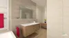 CASA39, porseleinen vloertegel met houtmotief, beige kleur, Productafbeelding-voorbeeld 2