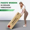 A woman is holding a rolled-up mattress in a box. Náhľad obrázku produktu