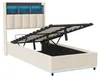 INONEFT Polsterbett 90x200cm mit LED und USB Typ-C, Produktbild-Vorschau 10