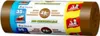 A roll of brown trash bags with branding and product information. Podgląd zdjęcia produktu