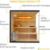 Artsauna Saunakabine Vantaa 175 mit Salzstein - Indoor Produktbild-Vorschau 3
