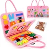 Montessori Spielzeug ab 1 Jahr, weiches Babybuch, 3D-Filz Produktbild-Vorschau 1