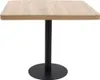 vidaXL Tavolo da bistrot marrone chiaro 80x80 cm MDF Anteprima dell’immagine prodotto 2