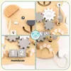 Drewniana tablica manipulacyjna Montessori 10 w 1 Podgląd zdjęcia produktu 9