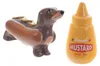 Puckator Salz- und Pfefferset - Hot Dog Dog und Senf - Produktbild-Vorschau 1