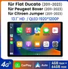13.1" autoradio Carplay Android 14 per Fiat Ducato Peugeot Anteprima dell’immagine prodotto 2