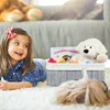 Relaxdays Aufbewahrungskorb 3er Set, Stoffbezug, Bambus, Produktbild-Vorschau 3