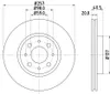 2 Bremsscheiben innenbelüftet Ø 59 mm 20 mm HELLA für u.a. Produktbild-Vorschau 6