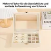 Schmuckkasten, 2er Set-Schmuckschatulle, mit Glasdeckel, Produktbild-Vorschau 2