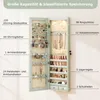 COSTWAY Schmuckschrank, Schmuckregal mit LED Beleuchtung, Produktbild-Vorschau 5
