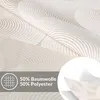 Tischdecke Geometrie Curva Grau Beige Oval 240x140cm Band Produktbild-Vorschau 2