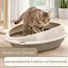Katzenklo mit Rand Katzenklo Offen Katzentoilette moderne Produktbild-Vorschau 7