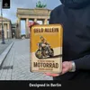 LANOLU Blechschild retro Motorrad Deko, Mottorad Geschenke Produktbild-Vorschau 3
