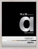 nielsen Aluminium Bilderrahmen Alpha, 15x20 cm, Eiche Weiß Produktbild-Vorschau 2