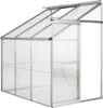 Polycarbonat-Anlehngewächshaus "Dill" 190 x 125 x 195 cm - Produktbild-Vorschau 1
