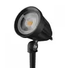 A black LED garden spotlight with an adjustable head and a spike for ground placement. Náhled obrázku produktu