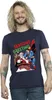 DC Comics - T-Shirt für Herren BI45409 (M) (Marineblau) Produktbild-Vorschau 2