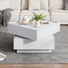 okwish Funktionscouchtisch Couchtisch, um 360° drehbare , Produktbild-Vorschau 1