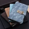 INF Vintage zápisník s heslem Tmavě modrá Náhled obrázku produktu 5