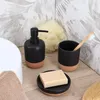 Tendance Zahnputzbecher schwarz Dolomit Kork 7,8x7,8x9,5 cm Produktbild-Vorschau 2