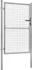 vidaXL Portail de jardin Acier galvanisé 105x175 cm Argenté Voir les images du produit 1