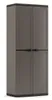 Kunststoffschrank Jolly 68 cm x 166 cm x 39 cm Dunkelgrau, Produktbild-Vorschau 3