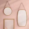 Okrągłe lustro w bambusowej ramie LOBEE, Ø 38 cm Podgląd zdjęcia produktu 8