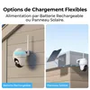 Reolink 4K 8MP 5/2,4 GHz WiFi Batterie/Panneau solaire Voir les images du produit 9